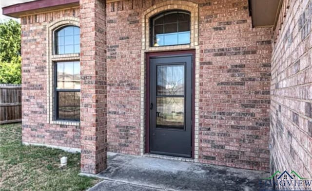 view of entrance to property