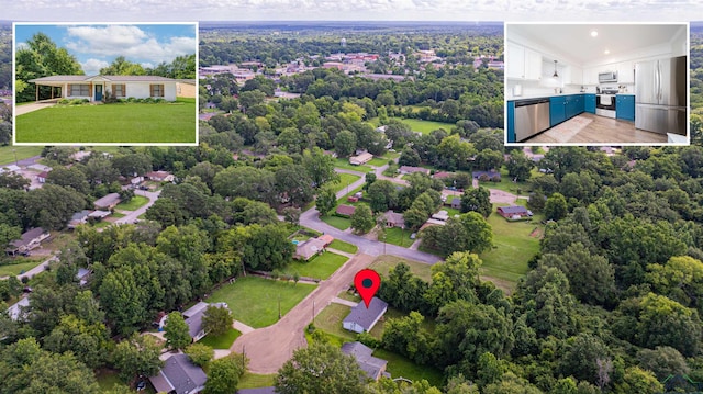 523 Molly Cir, Carthage, TX 75633 - bird's eye view