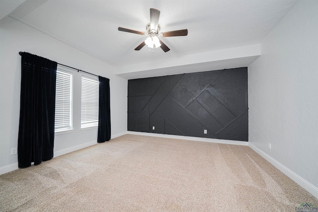 1700 Van Zandt Ave, Marshall, TX 75670 - empty room with carpet flooring and ceiling fan