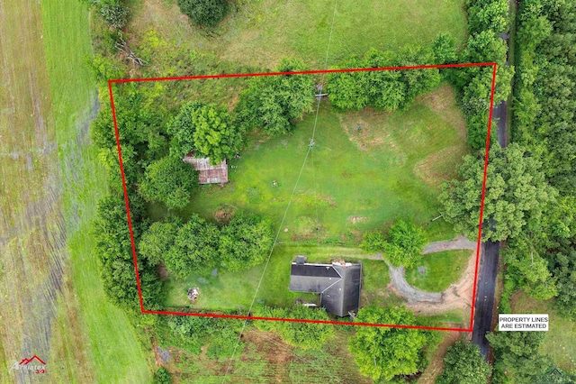 154 County Rd 117, Carthage, TX 75633 - view of property location with property parcel outlined