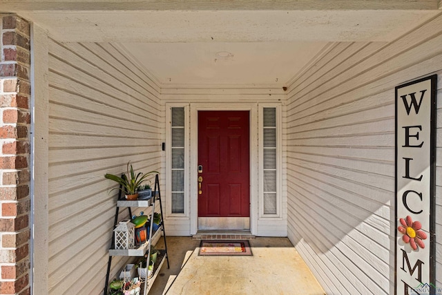 view of entrance to property