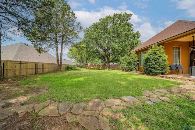 2120 Page Rd, Longview, TX 75601 - view of yard with a ceiling fan