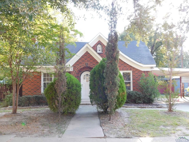 view of front of property