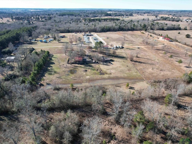 bird's eye view featuring a rural view