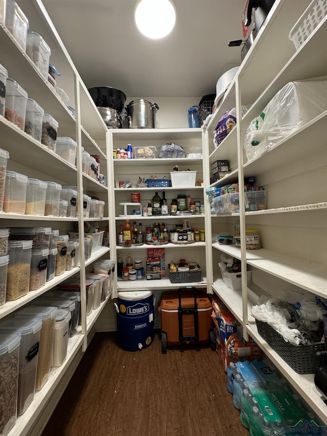 view of pantry