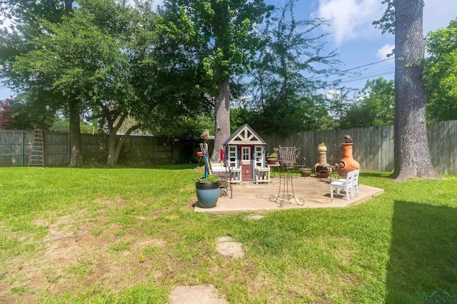 1303 Le Duke Blvd, Longview, TX 75601 - fenced backyard featuring a patio