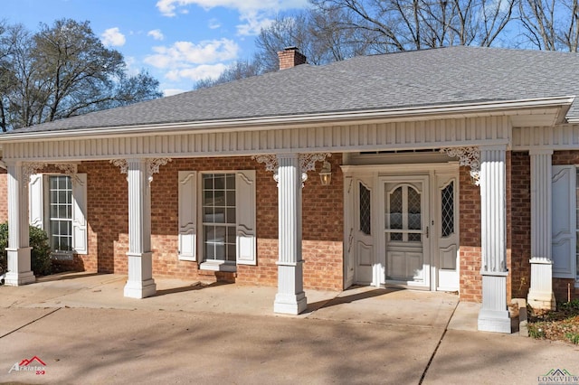 view of patio featuring covered porch