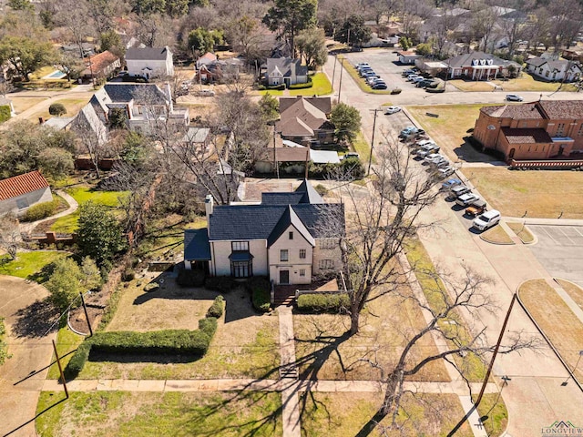 bird's eye view featuring a residential view