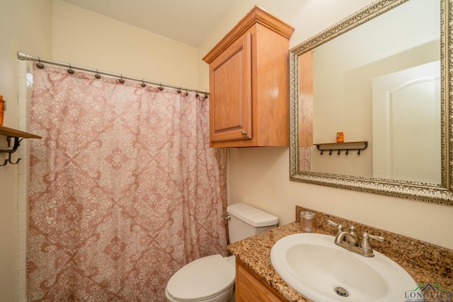 16591 Landons Way, Winona, TX 75792 - bathroom featuring vanity and a shower with shower curtain