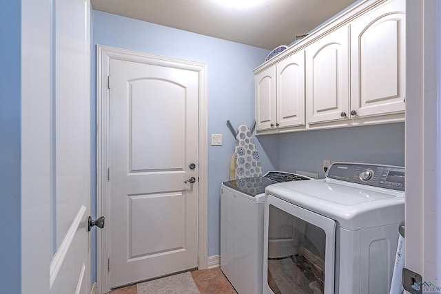 167 Labrador Ln, Hallsville, TX 75650 - laundry area with cabinet space and separate washer and dryer
