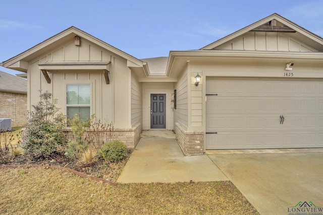 ranch-style house with a garage