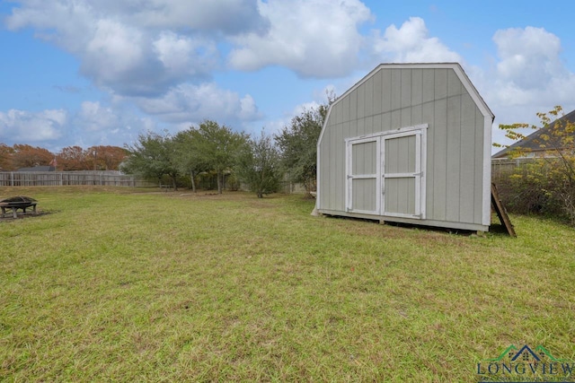 846 Edgewood Cir, Lindale, TX 75771 - view of yard with a fire pit