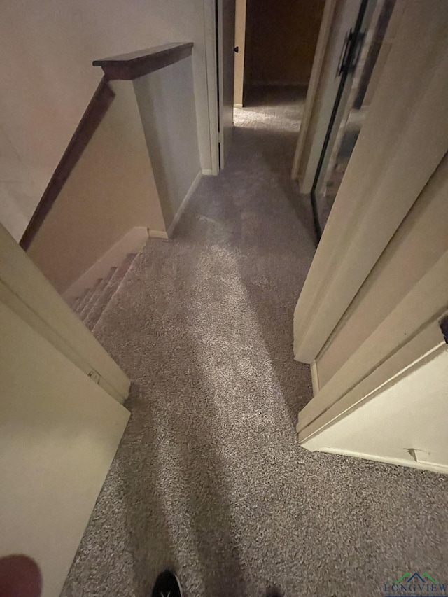 629 Baylor Dr, Longview, TX 75601 - stairway featuring baseboards