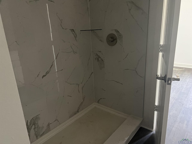 bathroom with walk in shower