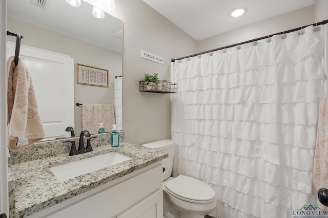144 Brenlind Ln, Mineola, TX 75773 - bathroom with vanity and a shower with curtain