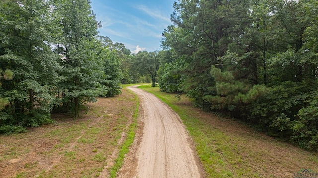 view of road