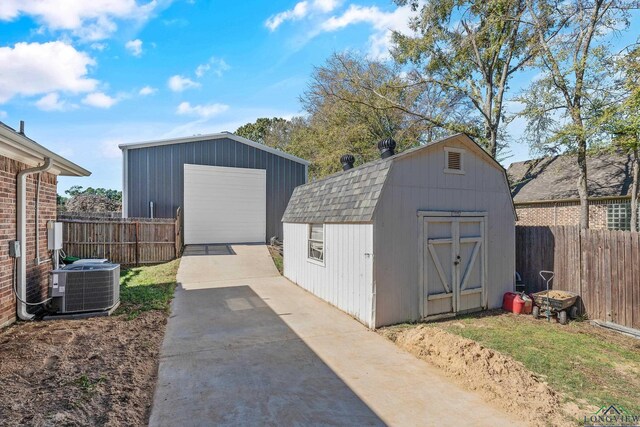 15579 County Road 1104, Flint, TX 75762 - view of outbuilding with central air condition unit and concrete driveway