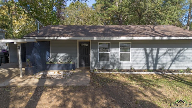 view of ranch-style house