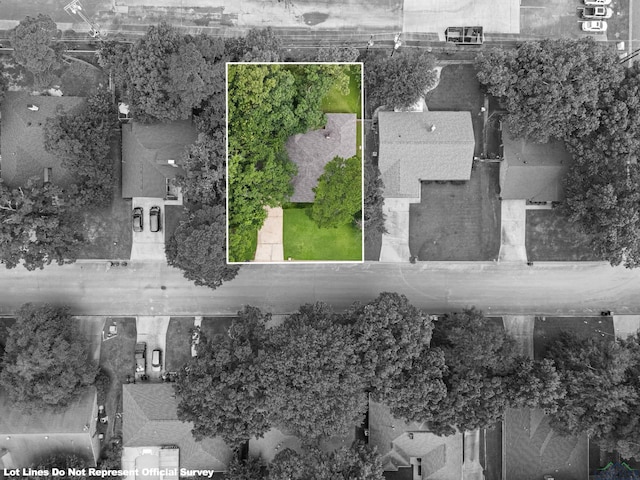1205 Tiffany Ln, Longview, TX 75604 - aerial overview of property's location with property parcel outlined