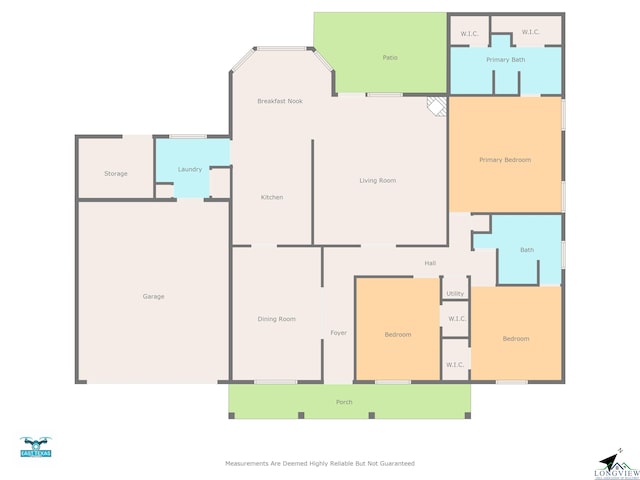 1205 Tiffany Ln, Longview, TX 75604 - view of floor plan / room layout