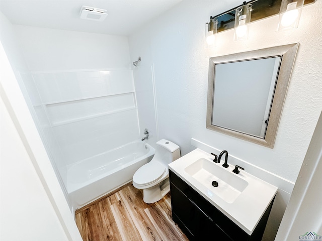 3515 Piping Rock St, Nacogdoches, TX 75965 - bathroom with wood finished floors, washtub / shower combination, and vanity