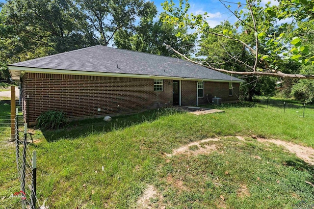 view of back of property