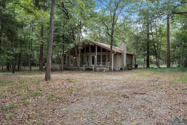 view of front of house