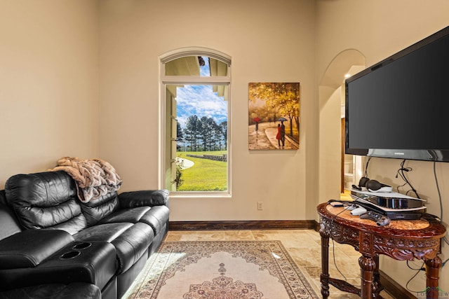 view of living room