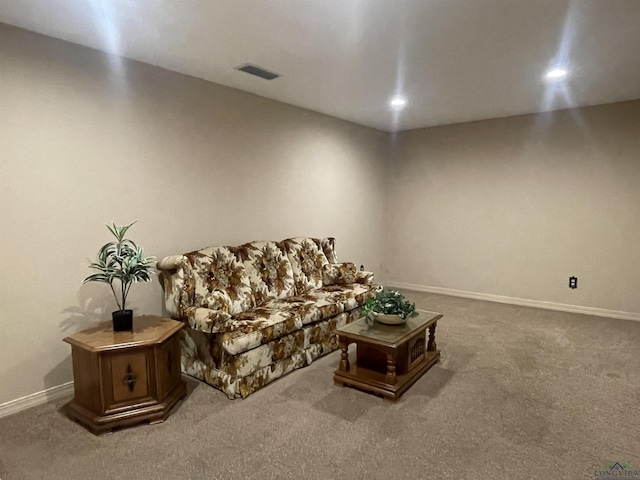 201 Mockingbird Ln, Longview, TX 75601 - living room featuring carpet flooring and recessed lighting