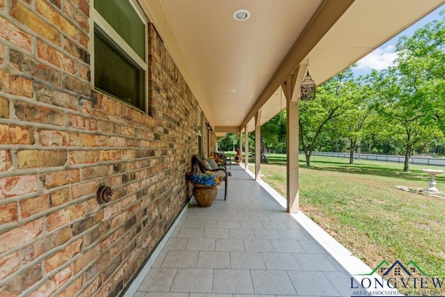 view of patio