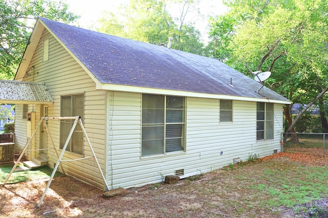 view of side of property