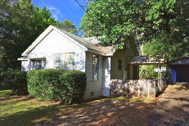 view of bungalow