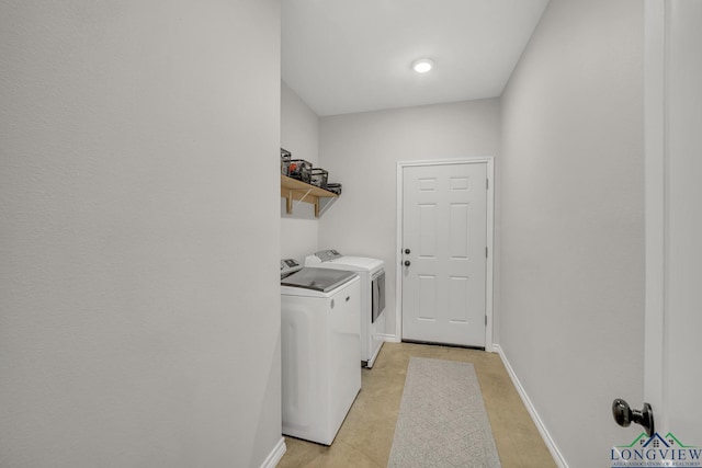 17255 Stella Maris St, Winona, TX 75792 - laundry area with washer and clothes dryer, laundry area, and baseboards