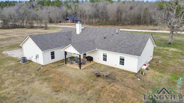 17255 Stella Maris St, Winona, TX 75792 - aerial view with a wooded view