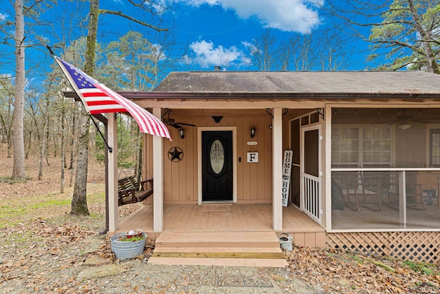 view of entrance to property