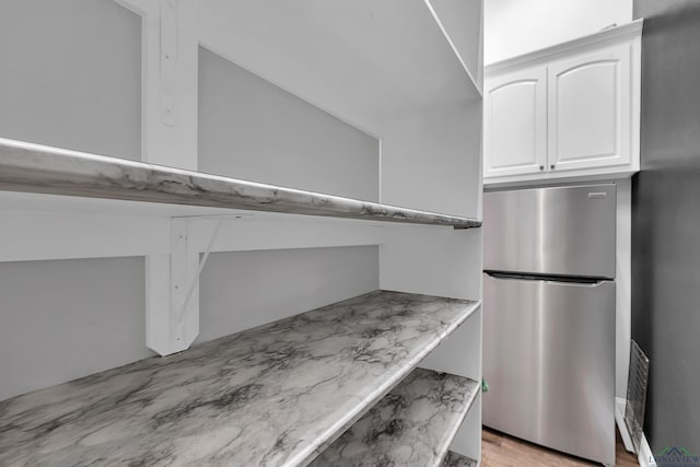 pantry with visible vents