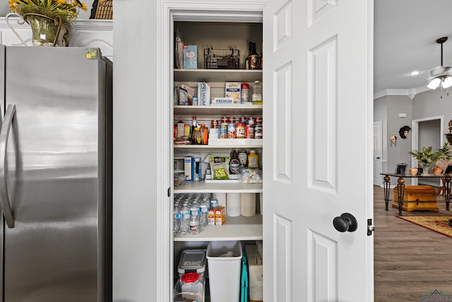 view of pantry