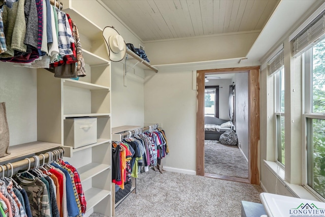 280 S Stonewall St, Tatum, TX 75691 - walk in closet with carpet floors