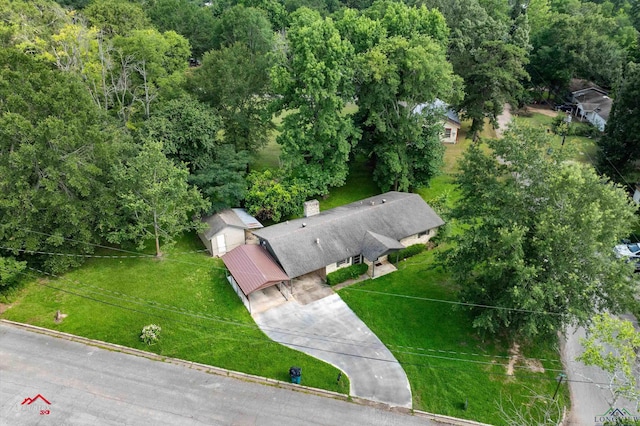 711 Comer St, Carthage, TX 75633 - bird's eye view