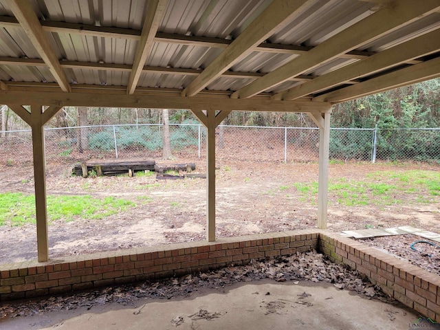 view of patio / terrace featuring a fenced backyard