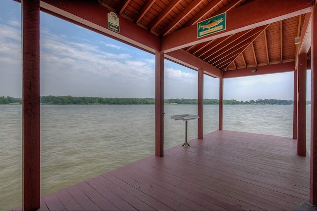 209 Rocky Point Rd, Mount Vernon, TX 75457 - dock area featuring a water view