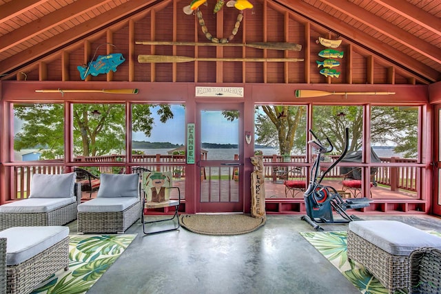 209 Rocky Point Rd, Mount Vernon, TX 75457 - view of sunroom / solarium