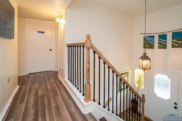 interior space featuring dark hardwood / wood-style floors