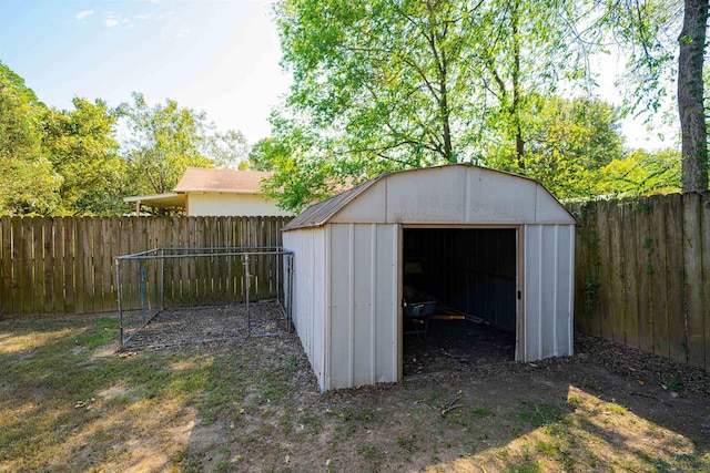 view of outdoor structure