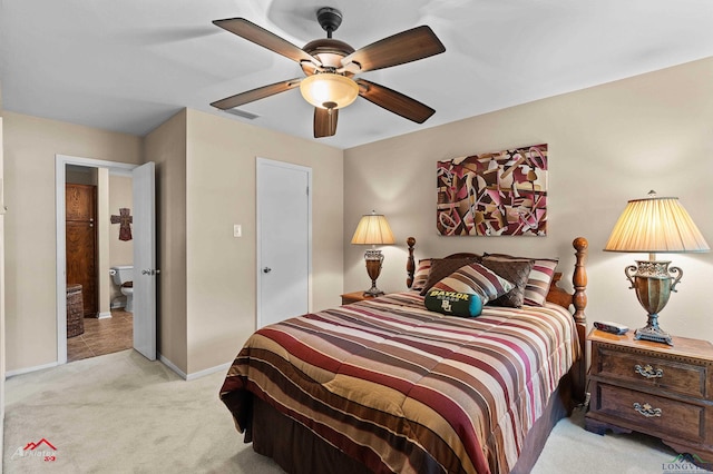 106 Brachfield Rd, Henderson, TX 75654 - carpeted bedroom with baseboards and ceiling fan