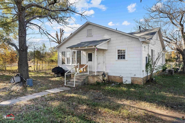 view of bungalow-style home