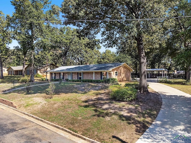 view of ranch-style home