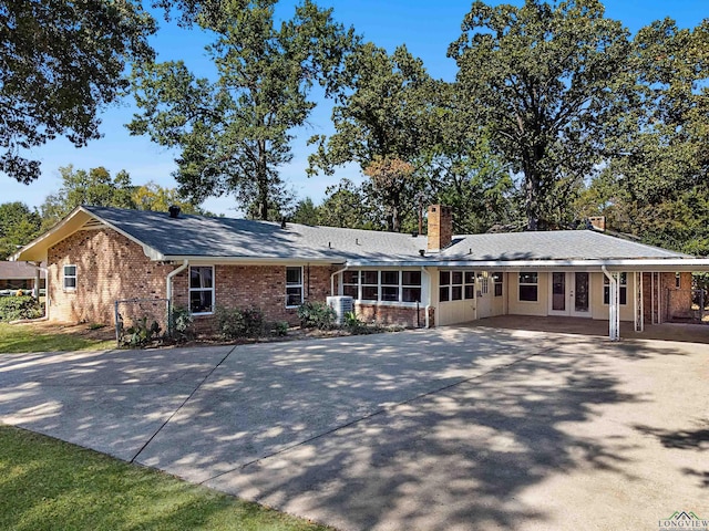 view of ranch-style house