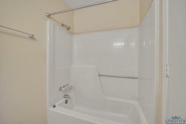 bathroom featuring bathtub / shower combination