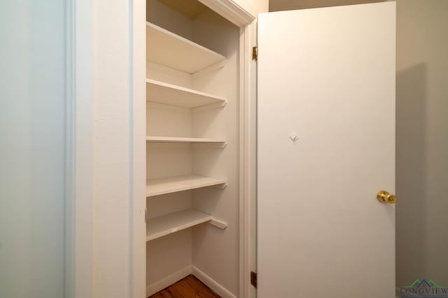 view of closet